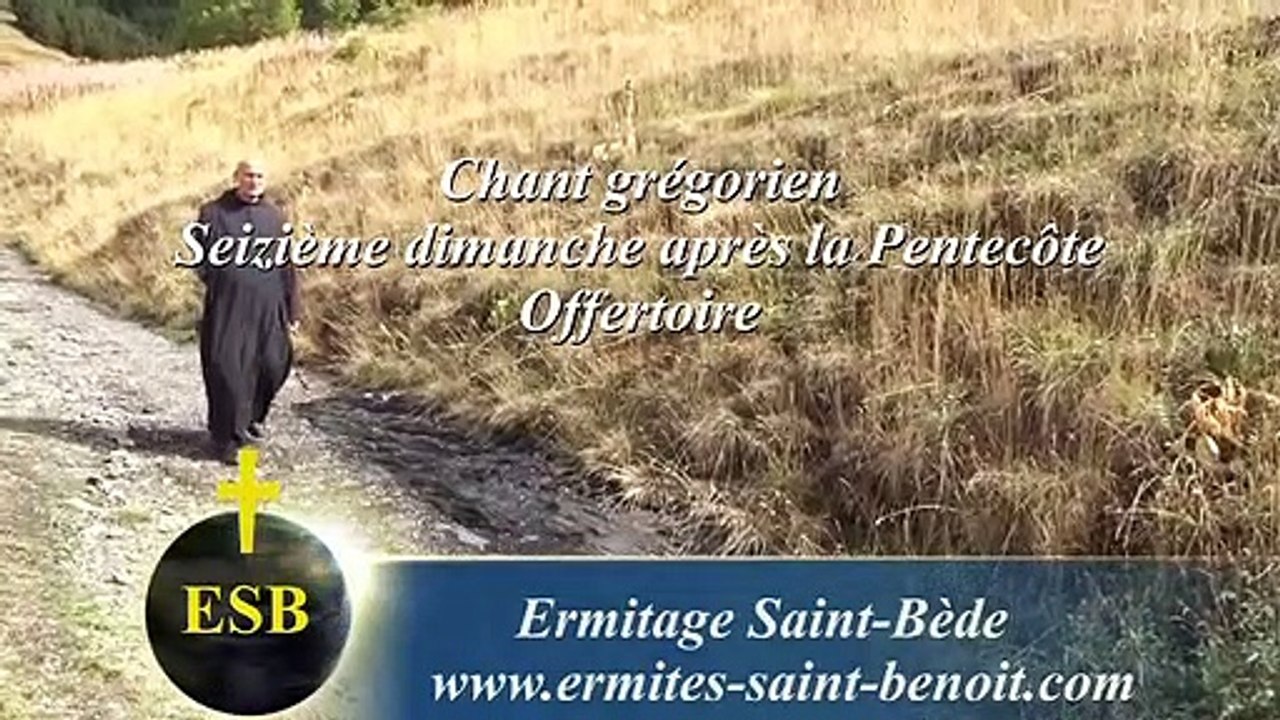 Offertoire Domine in auxilium du Seizième dimanche après la Pentecôte - Ermitage Saint-Bède Jean-Claude Guerguy pour Ciné Art Loisir.