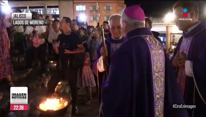 Realizan misa en Lagos de Moreno a un mes de la desaparición de los cinco jóvenes