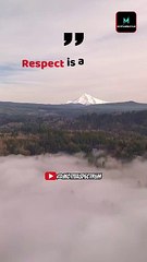 Respect Is a Melody | Powerful Respect Quotes | #Respect #Motivation #Shorts