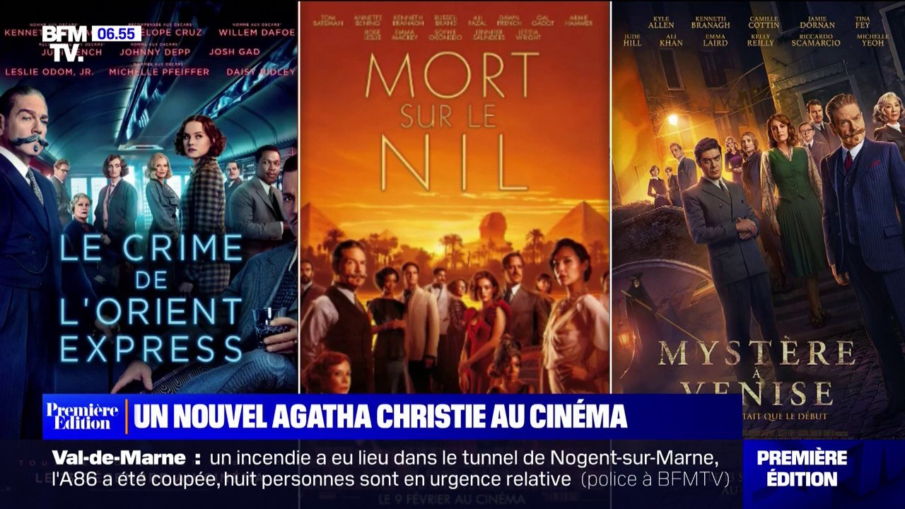 "Mystère à Venise", un nouveau film adapté d'un roman de l'auteure d'Agatha Christie, sort ce mercredi 13 septembre au cinéma