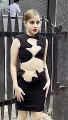 Urfi Javed slays in black outfit