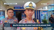 Video Amatir Balita dan Ibu Selamat dari Kecelakaan Truk