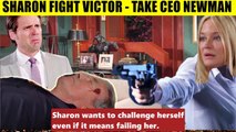 CBS Y&R Spoilers Shock_ Sharon takes aim at the Newman CEO position - Victor and