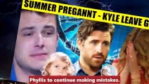 CBS Y&R Spoilers Summer reveals her pregnancy to Chance - Kyle takes Harrison aw