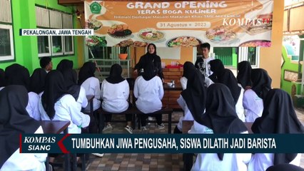 Antusiasme Siswa SMK di Pekalongan Dapatkan Pelatihan Jadi Barista