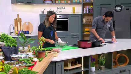 خيار محشي بصلصة التمر الهندي