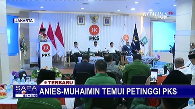 Bacapres dan Bacawapres Anies-Cak Imin Temui Petinggi PKS