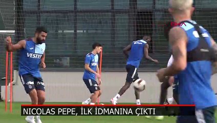 Trabzonspor'un yeni transferi Pepe, ilk idmanına çıktı