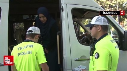 İstanbul'da okul servislerine yönelik denetim