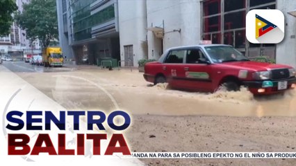 Record-breaking na pag-ulan, naranasan sa Hong Kong