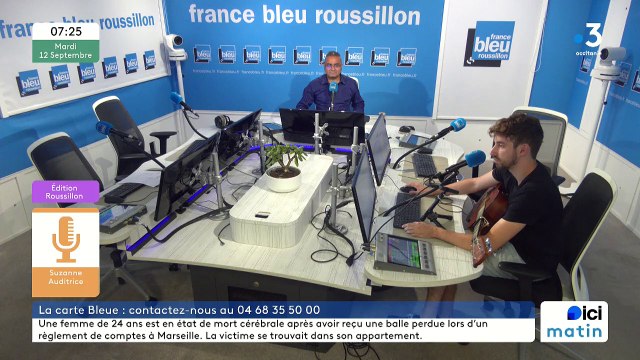 12/09/2023 - La matinale de France Bleu Roussillon - Vidéo Dailymotion
