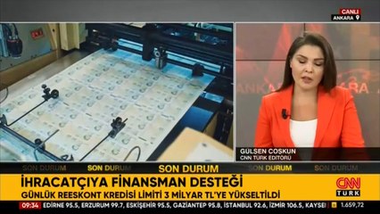 İhracatçılara günlük reeskont kredisi limiti 3 milyar TL oldu