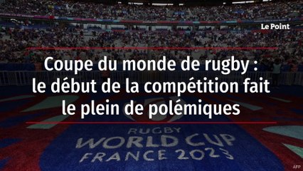 Coupe du monde de rugby : le début de la compétition fait le plein de polémiques