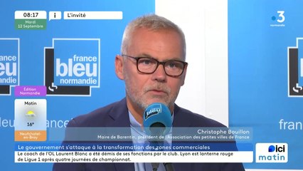 Christophe Bouillon, maire de Barentin