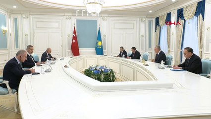 Bakan Fidan, Kazakistan Cumhurbaşkanı Tokayev ile görüştü