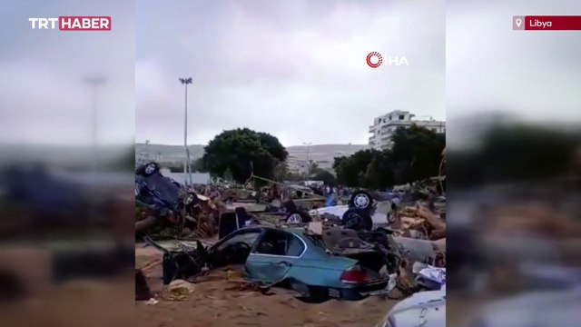 Libya'yı sel vurdu: Yağış miktarı son 40 yılın en yükseği