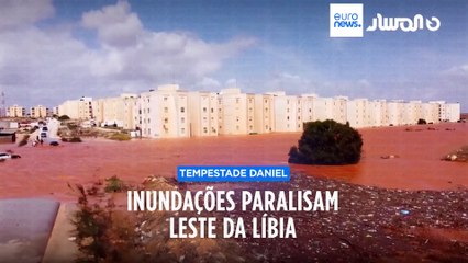 Inundações paralisam leste da Líbia