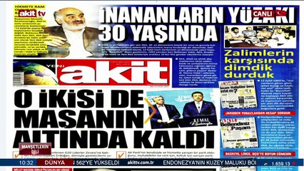 İnananların yüz akı Akit 30 yaşında