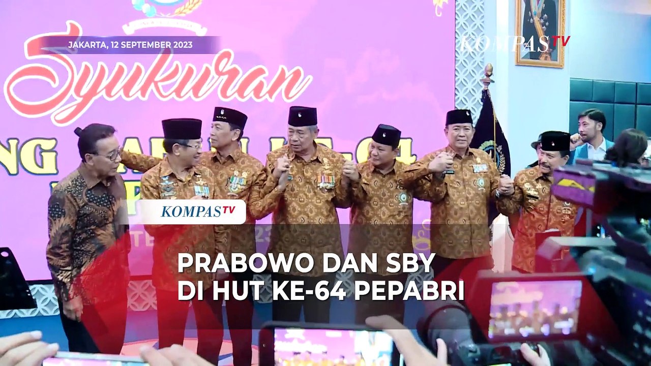 SBY Dan Prabowo Nyanyi Bareng Hingga Bergandeng Tangan Saat HUT Ke-64 ...