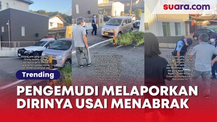 Bikin Salut! Pengemudi ini Segera Melaporkan Diri ke Polisi Usai Tak Sengaja Tabrak Pembatas Jalan