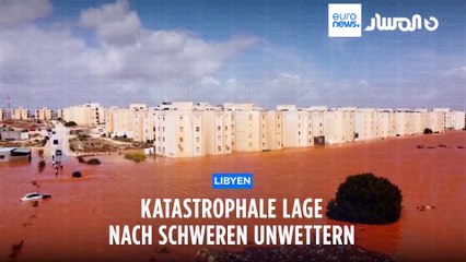 Tausende Tote nach Sturm Daniel befürchtet:  Lage in Libyen ist katastrophal