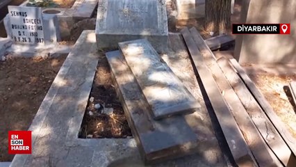 Diyarbakır'da ikinci defin için kabirden kemikleri çıkarıp fırlattı