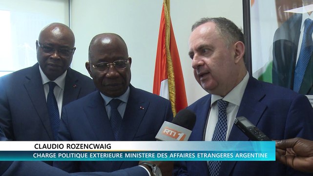 La Côte d’Ivoire et l'Argentine veulent booster leur coopération dans tous les secteurs d’activités