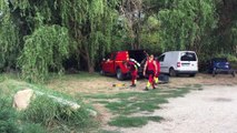 Montfrin : Les plongeurs sapeurs-pompiers s'entrainent