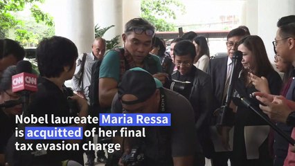 'We hold the line': Maria Ressa and Rappler cleared of final tax evasion charge