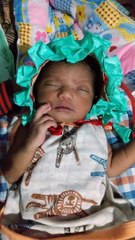 My Baby deep thinking while Sleep Style