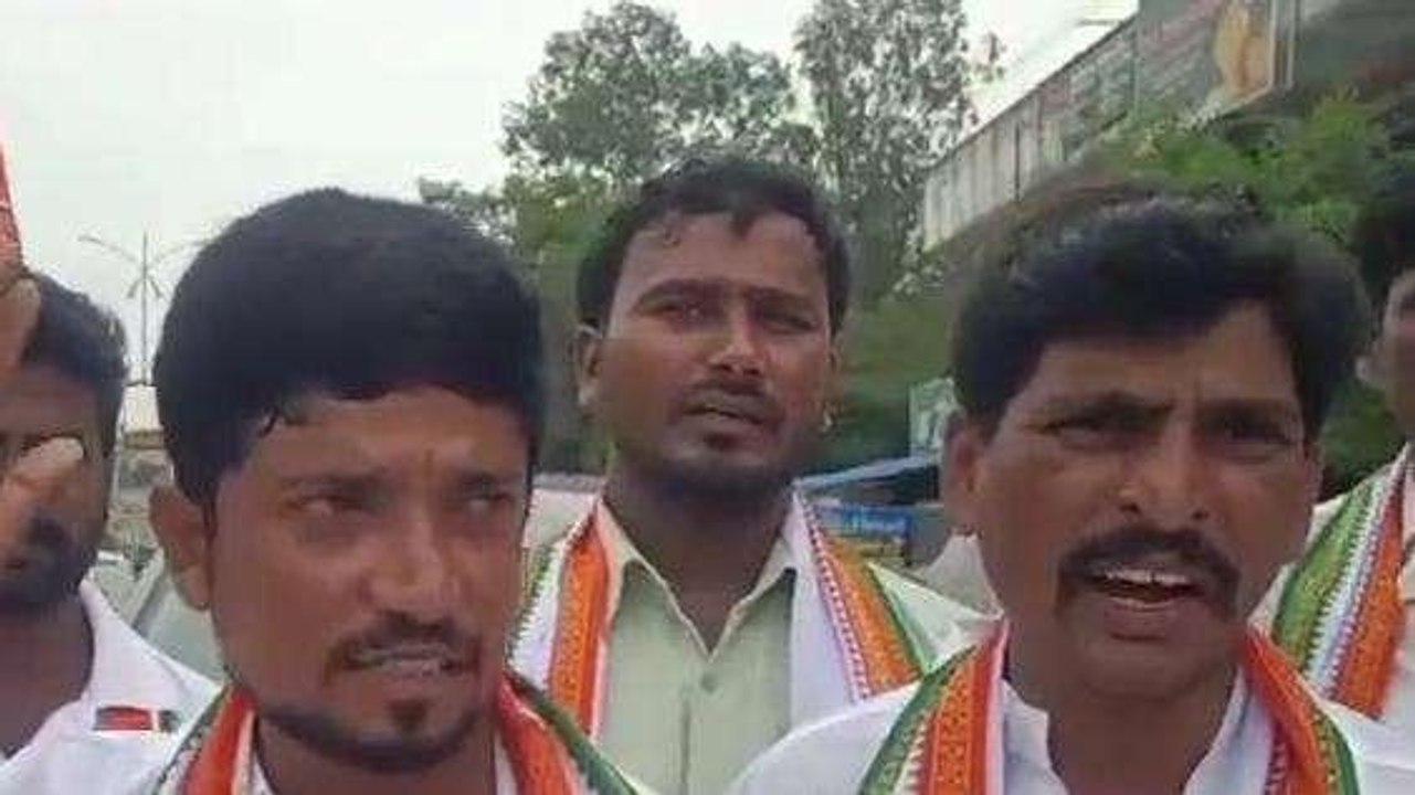 మెదక్: కాంగ్రెస్ విజయభేరి సభ కోసం కాంగ్రెస్ నాయకుల పాదయాత్ర