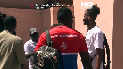 WATCH: Gambian national football team donates blood for Morocco quake victims