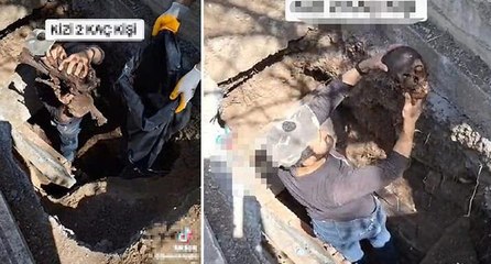 “Diyarbakır’da mezarlıkta tepki çeken görüntü! Kabirden çıkardığı kemikleri fırlattı” kilitlendi	 Diyarbakır’da mezarlıkta tepki çeken görüntü! Kabirden çıkardığı kemikleri fırlattı