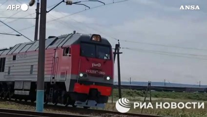Il treno blindato di Kim Jong-un in Russia, attraversa la regione di Primorsky