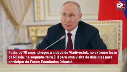 Kim Jong Un chega em trem blindado e luxuoso para encontro com Putin na Rússia