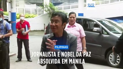 Jornalista e Nobel da Paz Maria Ressa absolvida em Manila