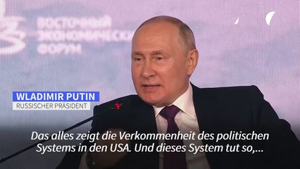 Putin: Prozess gegen Trump "politisch motiviert"