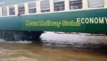 Karachi Express 15UP Daur Railway Station Train In Flood Railway Tracks Velogs