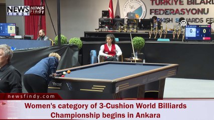 Women's category of 3-Cushion World Billiards Championship begins in Ankara