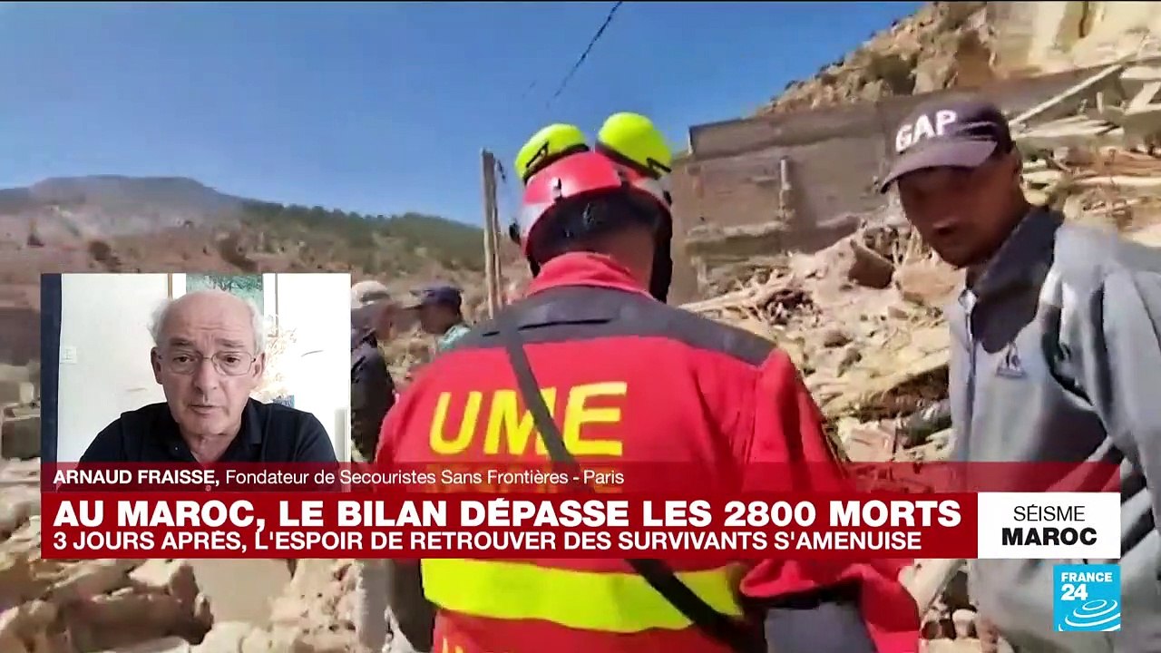Séisme au Maroc : "Nous étions prêts à partir", assure le fondateur de Secouristes Sans Frontières