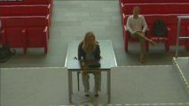 Arancha Sánchez Vicario rompe a llorar durante su declaración ante el juez