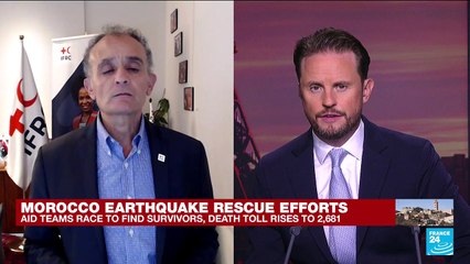 Red Cross raising $100m to aid Morocco facing 'massive destruction unlike anything we have seen'