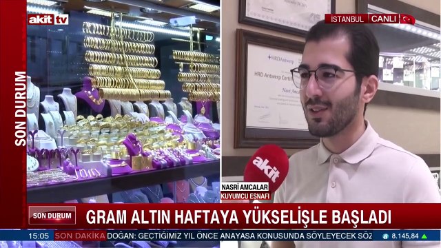 Gram altın haftaya yükselişle başladı