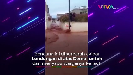 HOROR! Amukan Badai Libya, 2 Ribu Orang Tewas