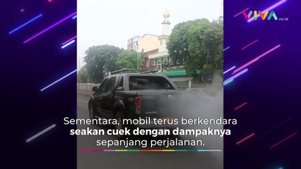 Download Video: Mobil Dinas Pemprov DKI Kotori Udara, Sopir Kena Sanksi