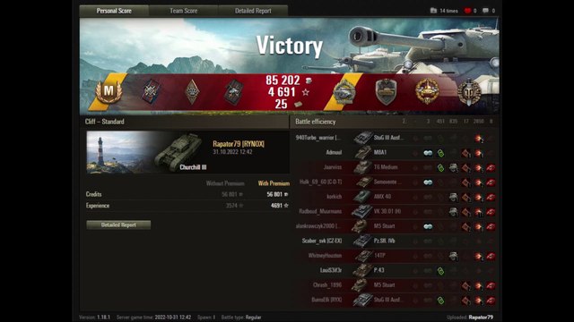 [ wot ] CHURCHILL III 不屈戰場巨獸！ | 8 kills 2.8k dmg | world of tanks | @pewgun77 ​