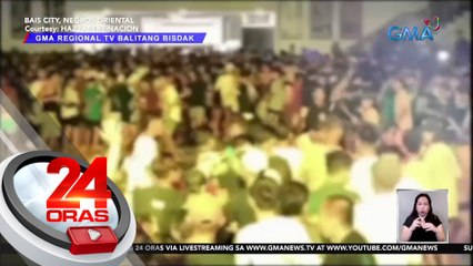 Pista sa Bais, Negros Oriental, nauwi sa rambol ng mga kabataan | 24 Oras