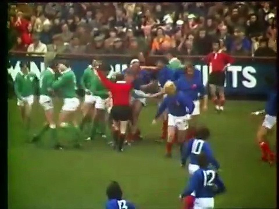 Programme Officiel Rugby France-Écosse 1975 – Menu Invités – Parc Des Princes