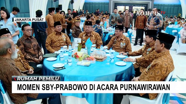 Momen Prabowo, SBY, Hingga Wiranto Nyanyi Bareng di Acara Purnawirawan TNI