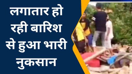 गोण्डा: तेज हवा और बारिश के चलते मकान पर गिरा पीपल का पेड़, हुआ भारी नुकसान